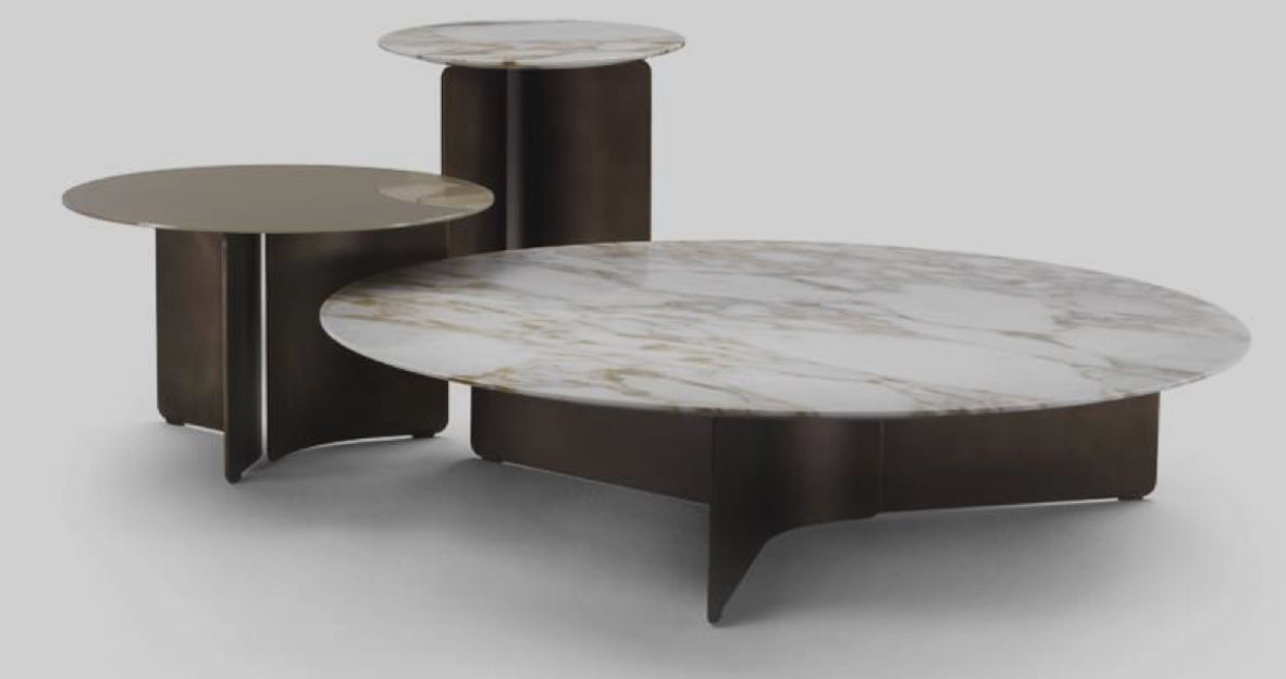 Citron marble coffee table