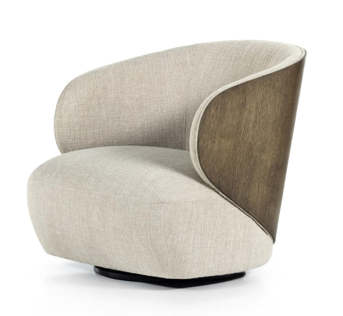 Hayden swivel arm chair
